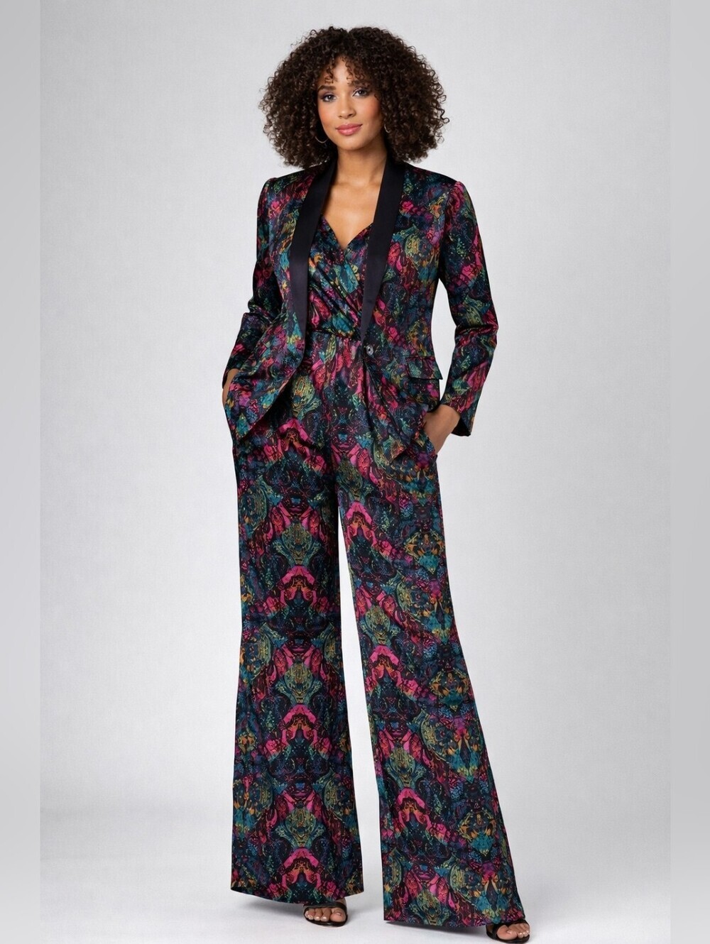 NWT BCBGeneration Viridian 2pc Jumpsuit & Blazer Set, Small